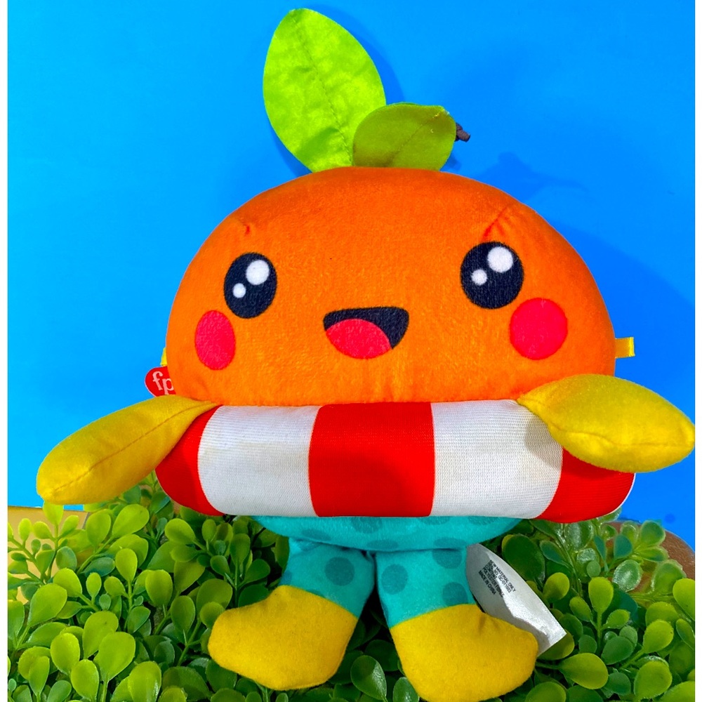FISHER PRICE PARADISE PALS ORANGE GIGGLES SQUAD PLUSH INTERACTIVE TODDLE…